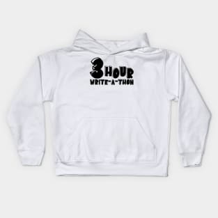 3 Hour Write-a-thon Kids Hoodie